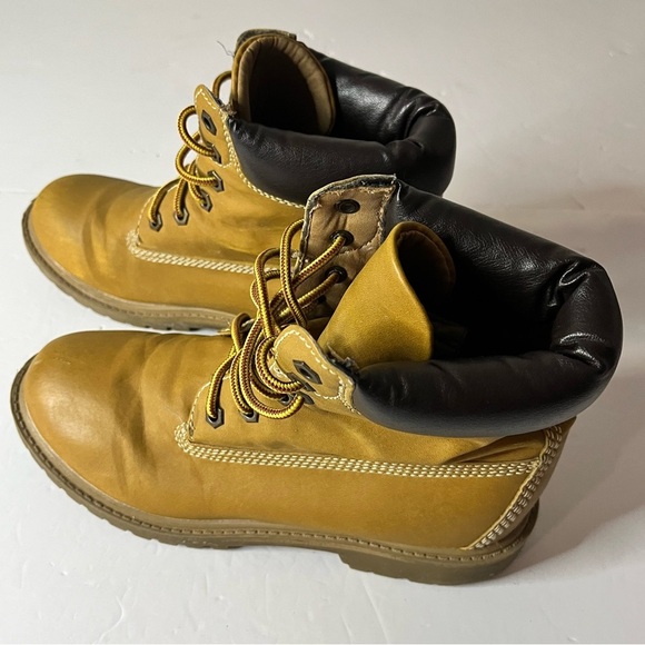 Esprit Women’s Tan Lace-Up Work Boots Size 7.5 - Picture 8 of 14